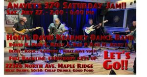 David Kearny is playing at the ANAVETS Unit 379 on Saturday, July 27th