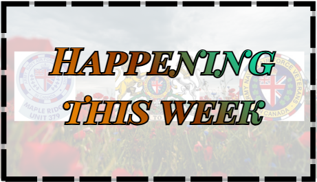 Happening This Week