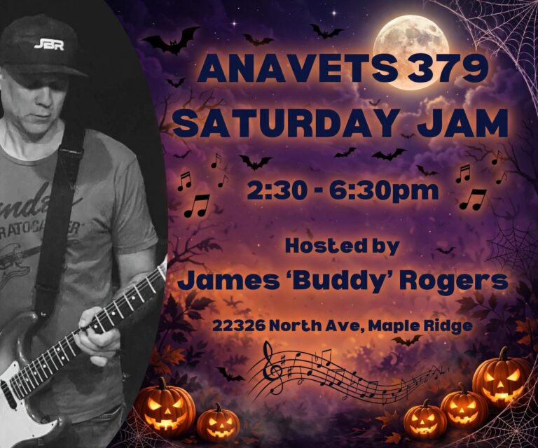 James Buddy Rogers Halloween costume party jam poster